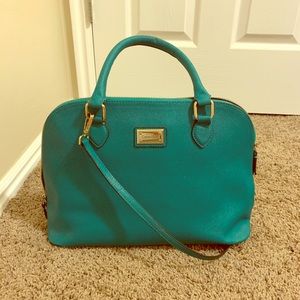 Teal Calvin Klein handbag